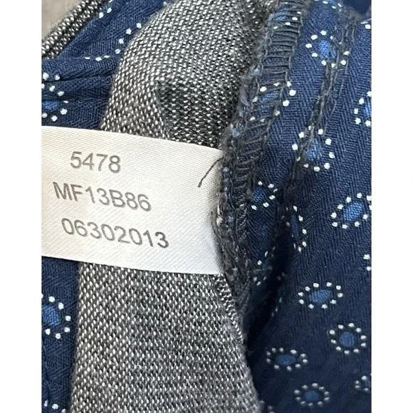 Peter Millar Soft Corduroy Pants Mens Size 35x36 Gray Black Cotton Chino Pockets - Picture 5 of 9